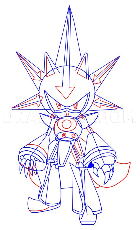 How To Draw Neo Metal Sonic By Dawn