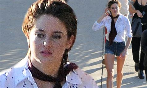 Shailene Woodley Dons Several Outfits And Glams Up For A