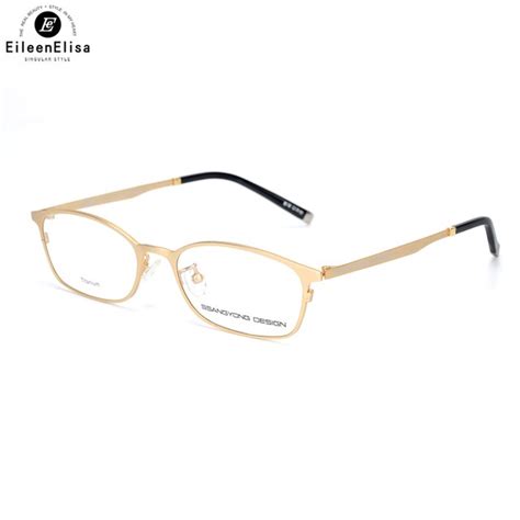 Ee Mens Titanium Glasses Optical Eyewear Frame Glasses Myopia Frame For Reading Computer Mens