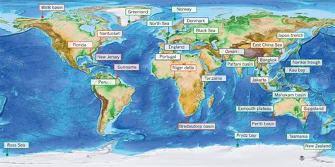 World Map Including Oceans And Seas Resenhas De Livros