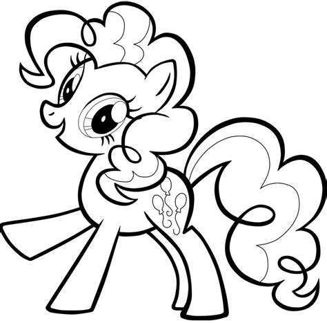 Pinkie Pie Coloring Pages Clipart Best