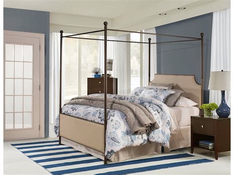 Hillsdale Furniture Bedroom Mcarthur Canopy Bed Set Bronze Finish