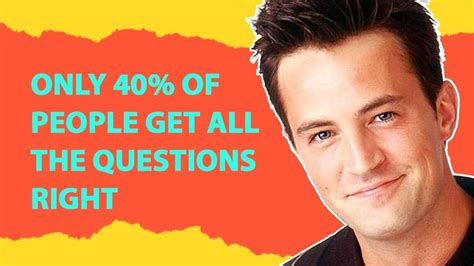 The Hardest Chandler Bing Quiz Ever Could This Be Any Harder Devsari