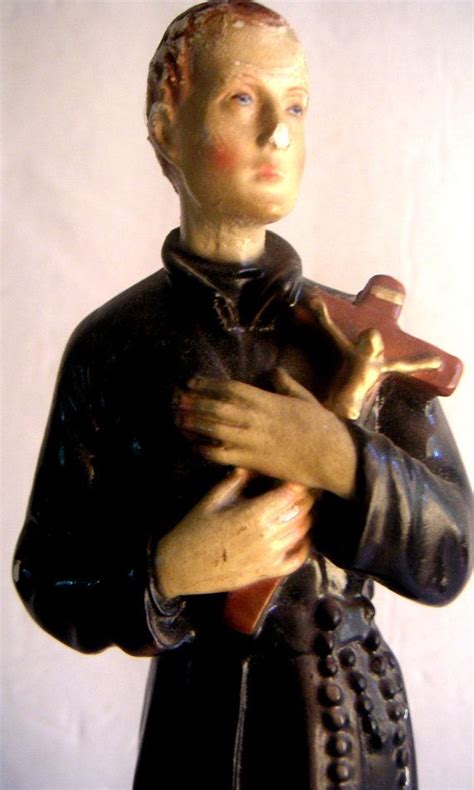 Vintage Statue Of Saint Gerard Patron Saint Of Expectant Mothers St