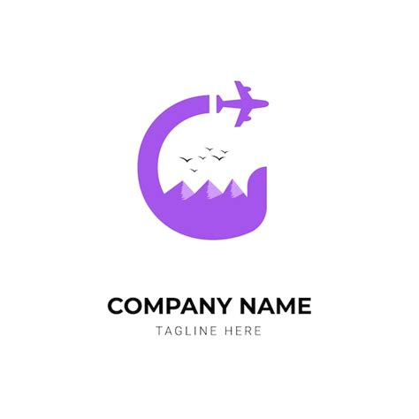 Premium Vector Creative Travel Agency Logo Design Template