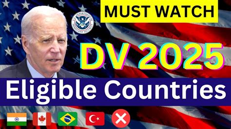 Very Bad New DV Lottery 2025 New Country Requirements DV 2025