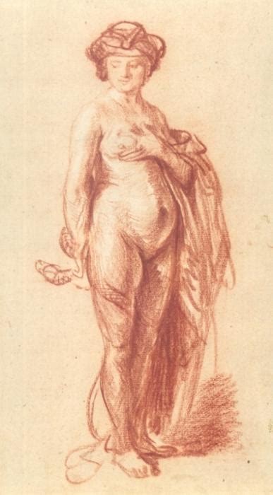 Museum Art Reproductions A Nude Woman With A Snake By Rembrandt