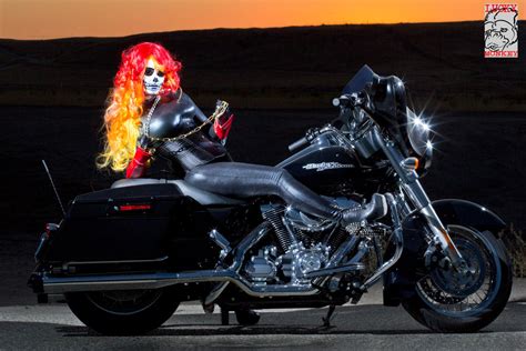 Female Ghost Rider On Motorcycle By Pokypandas On Deviantart