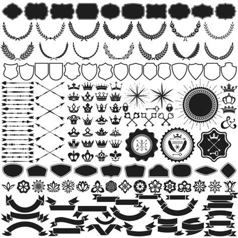 Design Element Vector Collection Free Vector Cdr Download