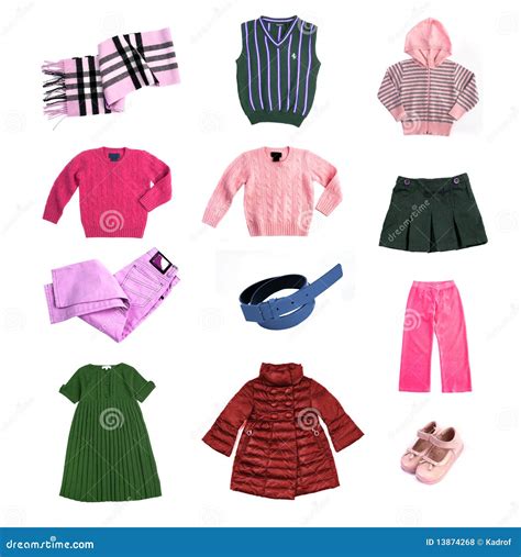 Kids Clothes Set Royalty Free Stock Photos Image 13874268