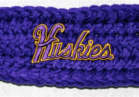 Crochet University Of Washington Uw Huskies Purple And Gold