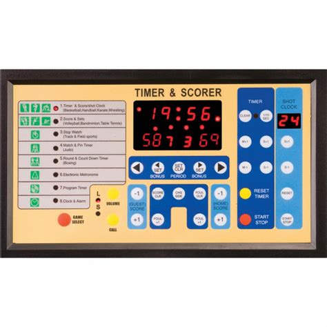 Macgregor Portable Multi Sport Scoreboard With Remote Control
