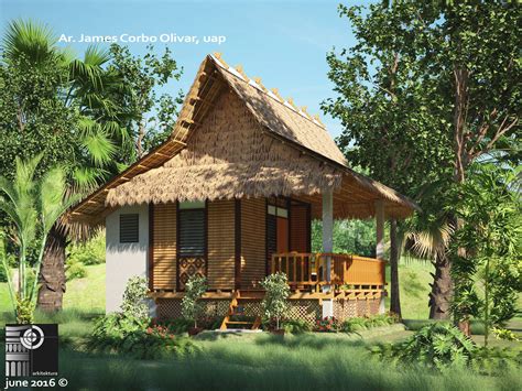 A Proposed Nipa Hut Bahay Kubo Owner Engr Let Cantuba Designed By