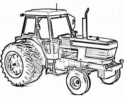 Pages Tractors Tractor Coloring Printable Sheets Cars