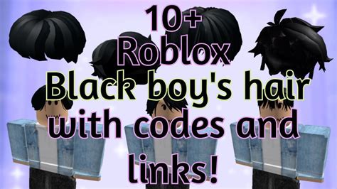 10 Roblox Black Hair For Boys With Codes And Links Glam Game Roblox