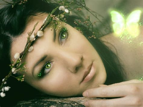 Beautiful Green Eyes Bonito Woman Green Eyed Hd Wallpaper Peakpx