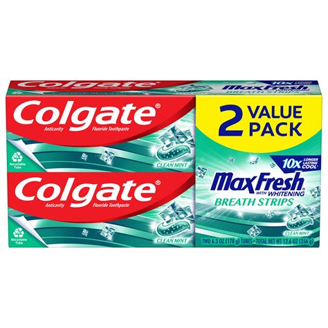Colgate Max Fresh Clean Mint Value Pack Toothpaste Shop Toothpaste At