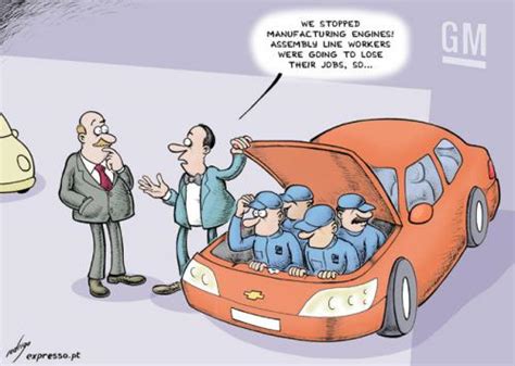 Crisis Hits Auto Industry By Rodrigo Business Cartoon Toonpool