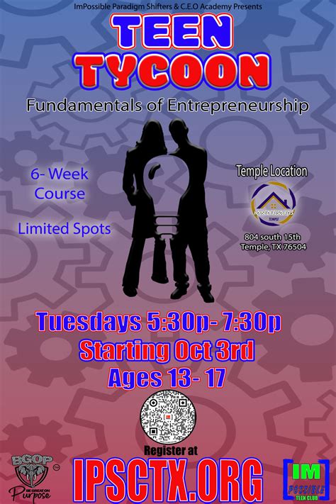 Teen Tycoon - I.P.S Oveta Culp Hobby Teen Club