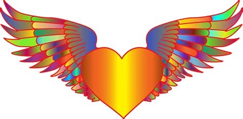 Wing Clipart Heart Wing Heart Transparent Free For