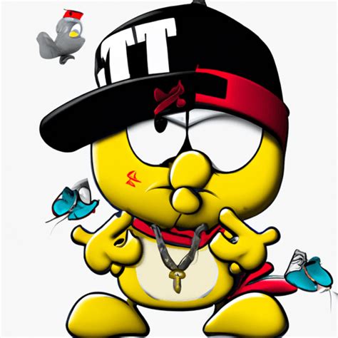 Tweety Gangsta Graphic · Creative Fabrica