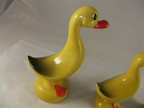 Vintage Goebel Yellow Ducks Ceramic German Germany Birds Duck Etsy