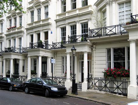 Elegant London Townhouses Stock Image Luxury Apartments London London Townhouse Victorian