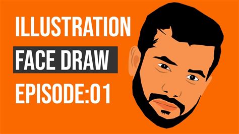 How To Draw Faces With Adobe Illustrator Cc Faceillustration
