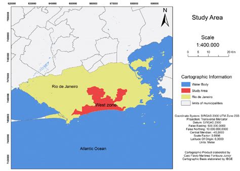 Location Map Of The West Zone Of Rio De Janeiro Download Scientific