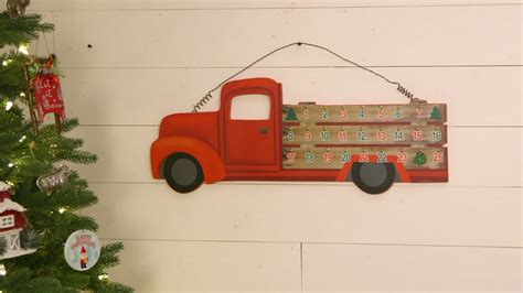 Cypress home decor, milpitas, ca. Red Truck Advent Calendar Wall Décor (3WP796) from Cypress ...