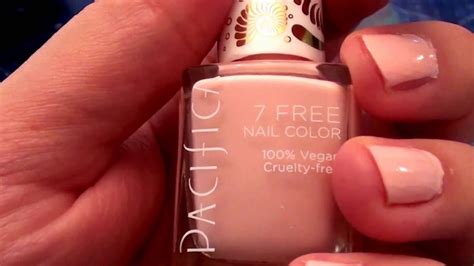Pacifica 7 Free Nail Color Pink Moon Cruelty Free 100 Vegan Youtube
