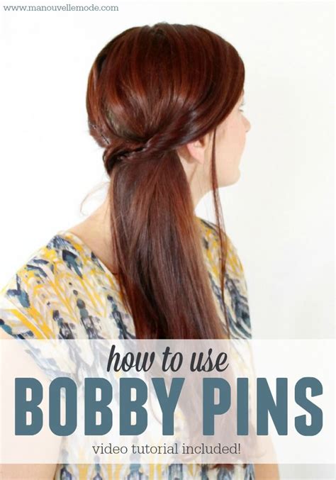 How To Use Bobby Pins Hairstyles