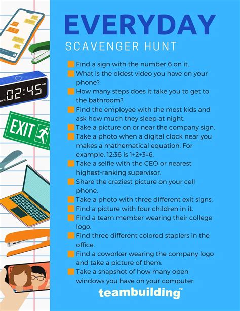 9 Fun Office Scavenger Hunt Ideas And Templates For 2022