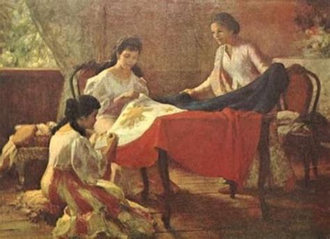 The Making Of The Philippine Flag Painted By National Artist Fernando
