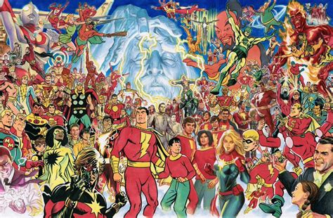 Captain marvel is a much much more egoed personality like tony stark where ms. scans_daily | Alex Ross creates a poster to celebrate ...