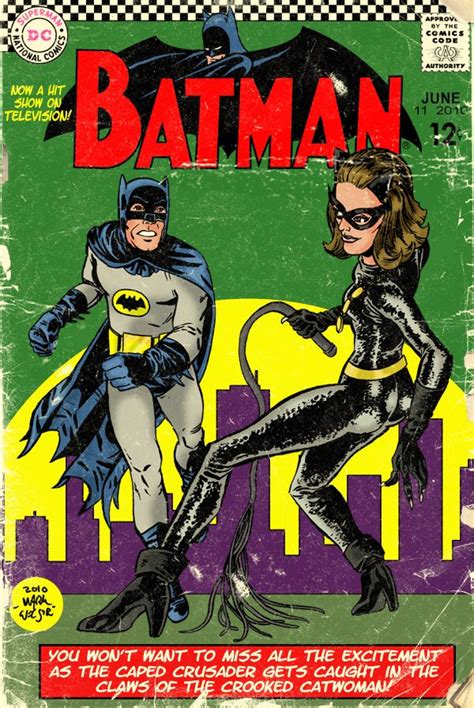 Batman And Catwoman Cover For The Comic Book
