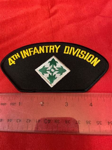 4th Infantry Division Patch Ebay