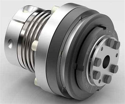 Friction Torque Limiter Eckb Series Enemac With Bellows Coupling