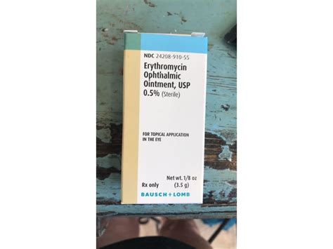 To help clear up your infection completely, keep using this for prevention of neonatal conjunctivitis and ophthalmia neonatorum: Erythromycin Ophthalmic Ointment,USP 0.5% (Sterile) (RX ...