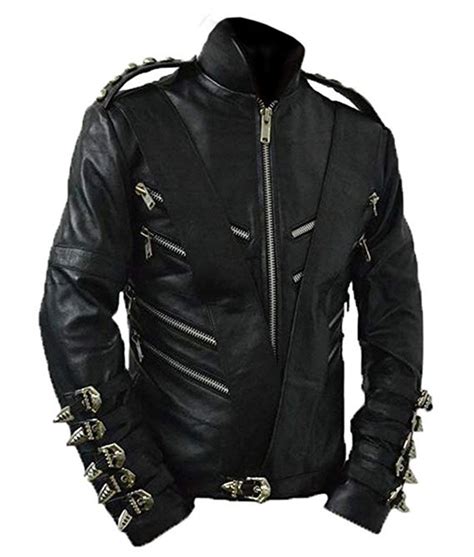 Michael Jackson Bad Jacket Michael Jackson Bad Black Leather Jacket