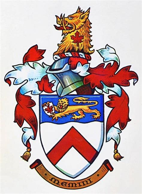 In Celebration Of Canada Day The Armorial Achievement Of Alan Beddoe
