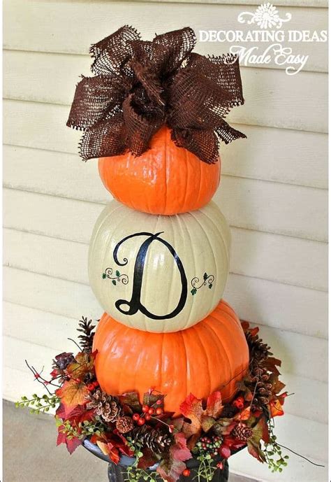 Fall Diy Projects A Collection Of Indoor And Outdoor Decorations