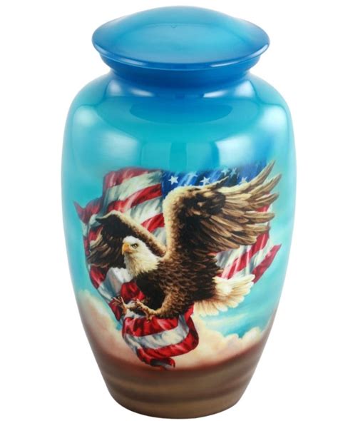 American Eagle And Flag Theme Cremation Urn Iutm128 Infinityurns