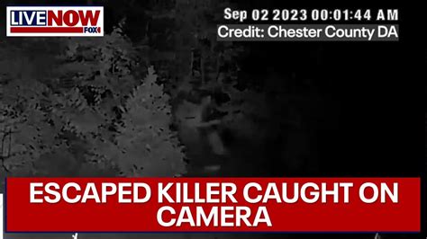 Pennsylvania Escaped Killer Man Spotted On Home Surveillance Footage