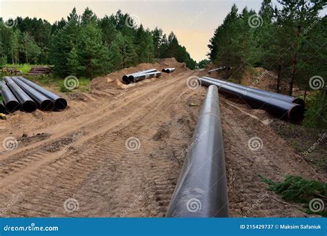 Pipes For Natural Gas Pipeline Project Oil And Gas Pipelines Fuel And