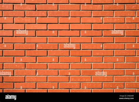 Red Brick Wall Background Of A New Brick House Perfect Smooth