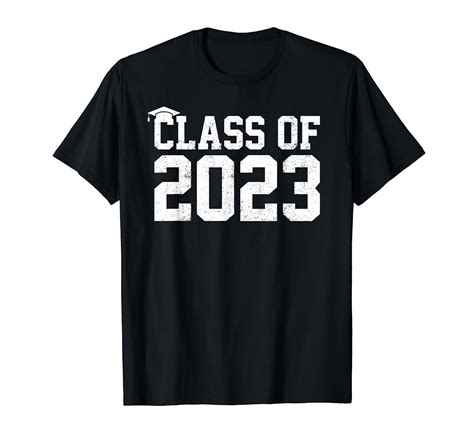 Class Of 2023 Graduation Shirt Senior High School College T Shirt Zilem
