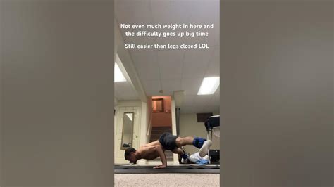 straddle 90° push up attempt ehhh youtube
