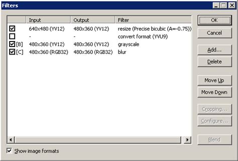 Processing Filtering Video Virtualdub Documentation