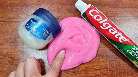 No Glue Toothpaste Vaseline Slime How To Make Jiggly Slime With